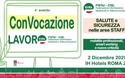 4° evento ConVocazione LAVORO – MALATTIE PROFESSIONALI, SMARTWORKING E NUOVE CRITICITÀ NEL MONDO IMPIEGATIZIO