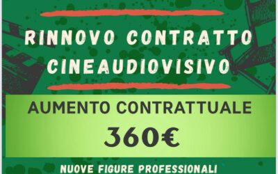 Cineaudiovisivi – Scioglimento riserva rinnovo ccnl