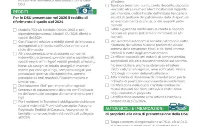 ISEE 2026 – Documenti necessari alla presentazione del modello