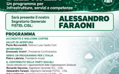 TLC – Intervento Alessandro Faraoni, Segretario Generale FISTEL CISL al Forum Nazionale delle Telecomunicazioni 2026
